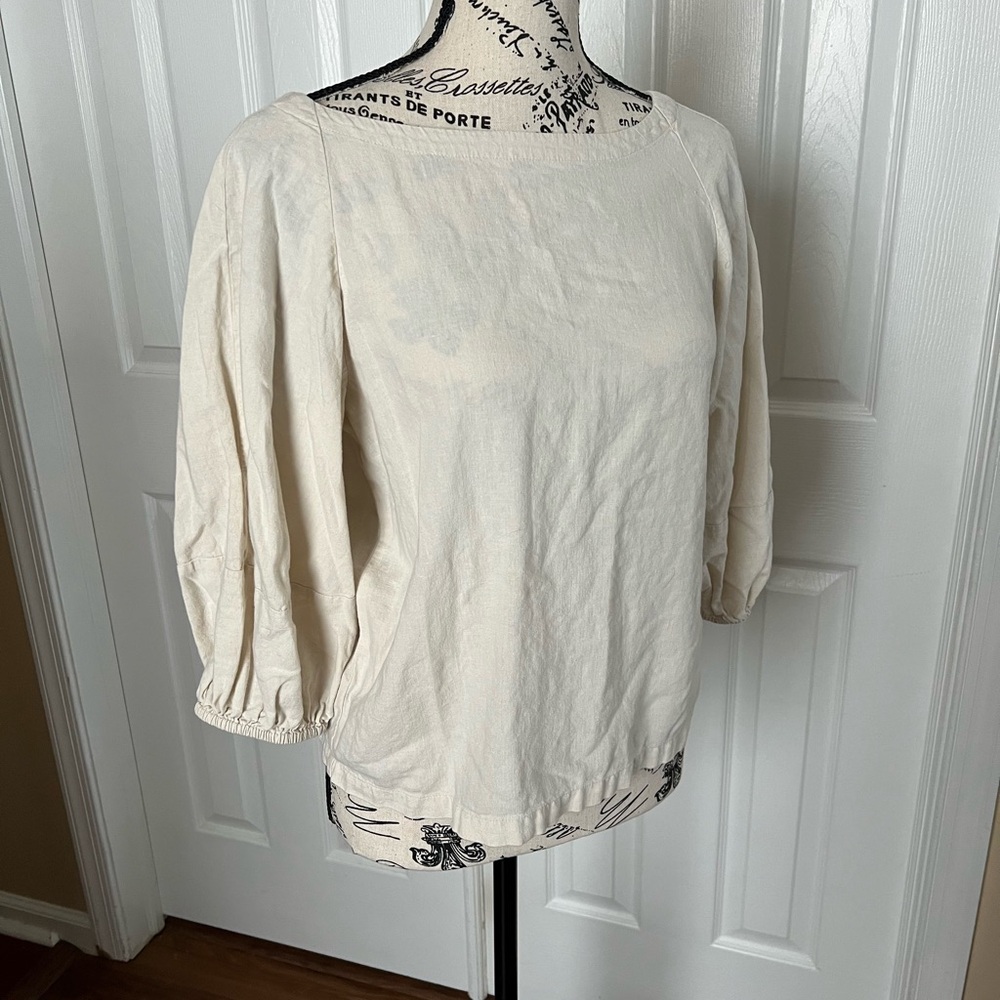 Elegant Cream Women's Top